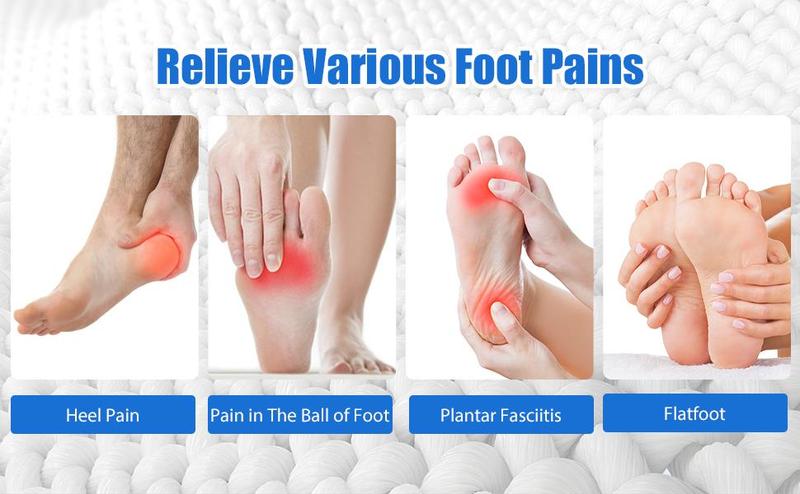 Cloud Insoles for Men and Women - 4D Technology Insole,Sports Shoes Insoles,Keeps feet balanced and upright,One size fits most, adjustable by cutting along the curling line.- U-Shaped Memory Foam Insoles (Men: US 7.5-10.5)