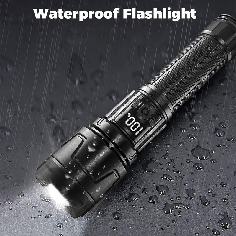 BRIGHT FLASHLIGHT | USB Rechargeable | Zoomable | Camping,Emergencies & More,Must-Have!