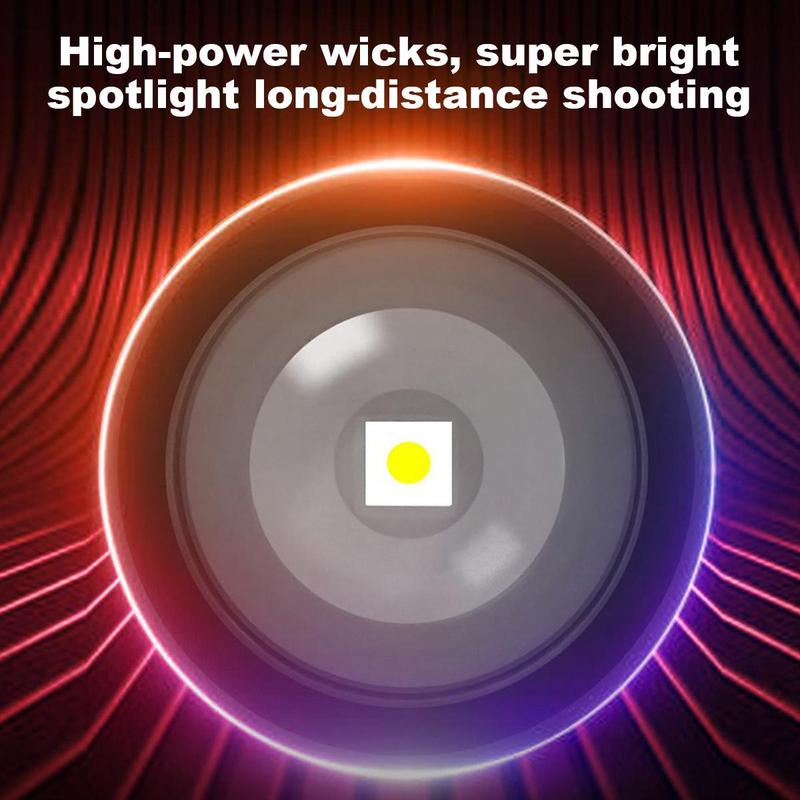BRIGHT FLASHLIGHT | USB Rechargeable | Zoomable | Camping,Emergencies & More,Must-Have!