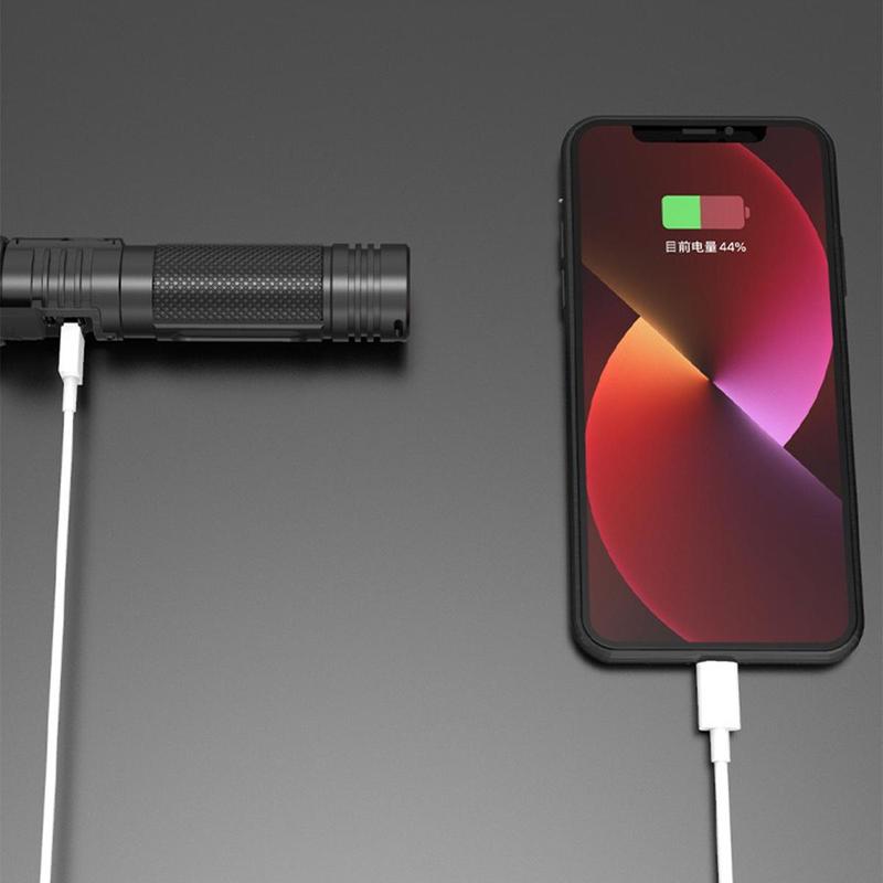 BRIGHT FLASHLIGHT | USB Rechargeable | Zoomable | Camping,Emergencies & More,Must-Have!