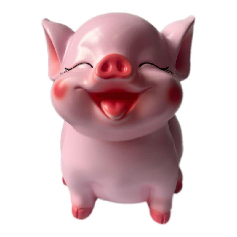 Creative Savings Tank Pig Piggy Bank Large Capacity Openable Zodiac Pig Ornaments Cartoon Decorative Animal Saving Box Decor Gift Vinyl