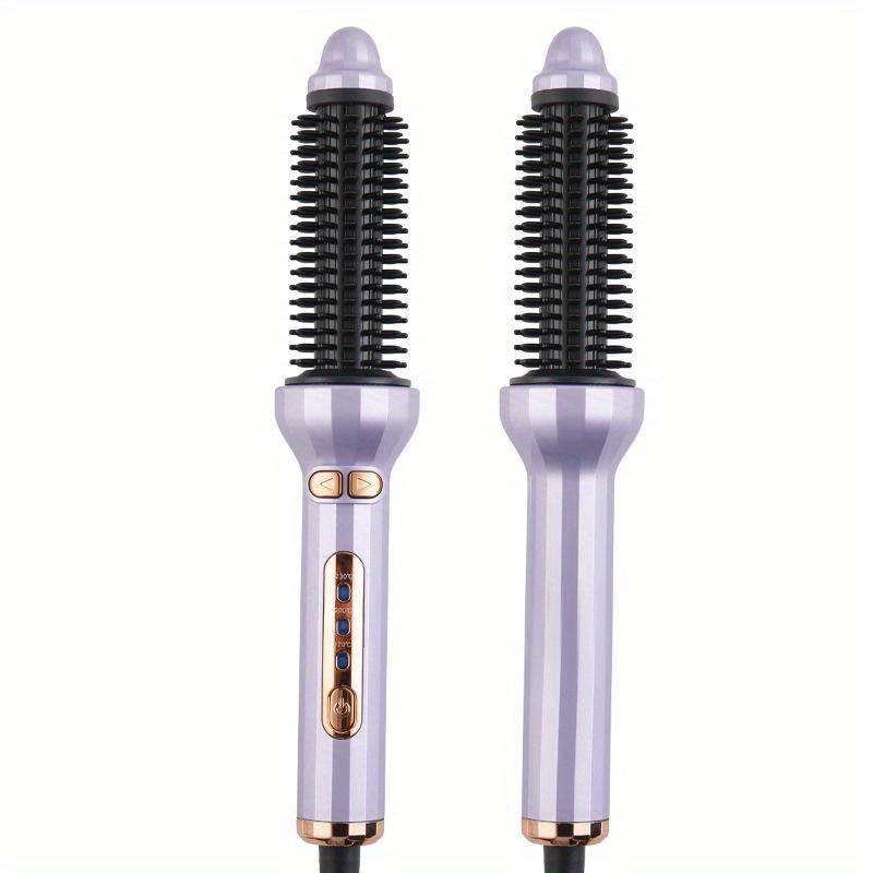 1pc Dual-Purpose Automatic Curling Iron, 55W Portable Hair Straightening Comb, 32mm Barrel, US Plug, 110V-240V, for Home Styling - No Battery Required